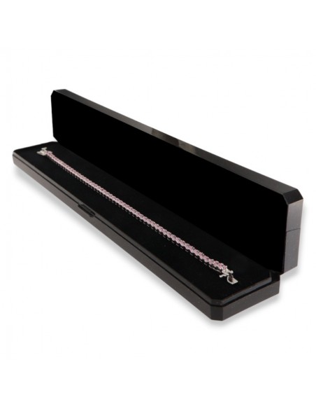 Bracciale Argento Tennis Zirconi Rosa 3MM 18B [a44deb84]