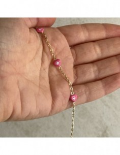 Bracciale Oro Giallo Cuori Zirconi Bianchi [8efc222b] 2