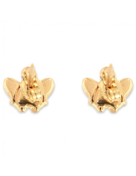 Orecchini Oro Giallo Angioletto Ali Rosa [1e0790f4]