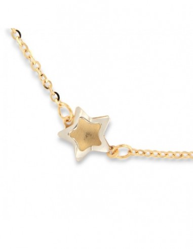 Bracciale Oro Giallo Stelle Bordi Oro Bianco [8756557b]