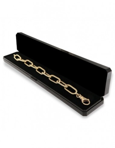 Bracciale Argento Dorato Maglia Ovale [430af5e6]