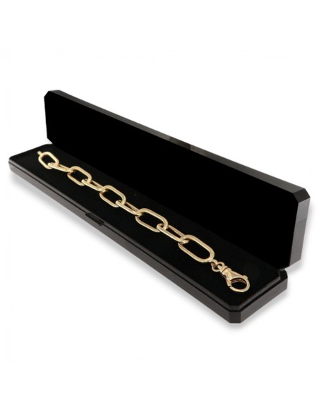 Bracciale Argento Dorato Maglia Ovale [430af5e6]