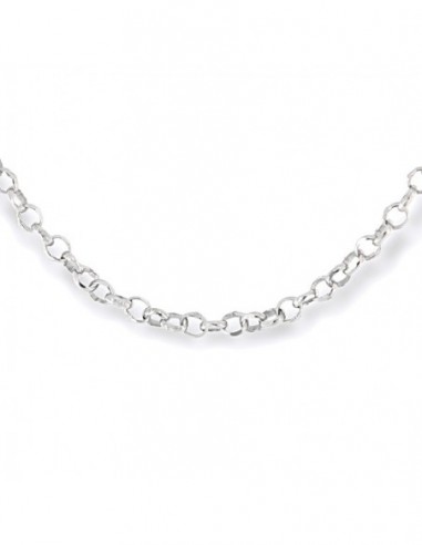 Catena Argento Rodiato Rollina [34dda3a3]