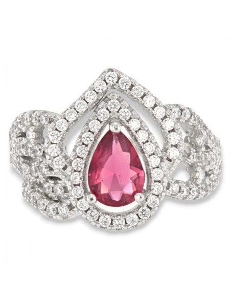 Anello Argento Rodiato Principesco [24e308d1]