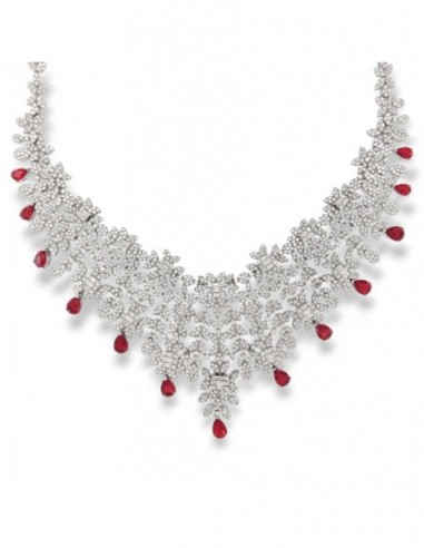 Collana Argento Rodiato Principesca [00de449e]