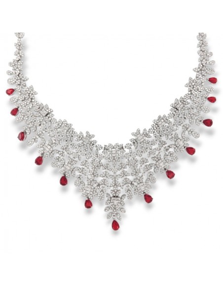 Collana Argento Rodiato Principesca [00de449e]