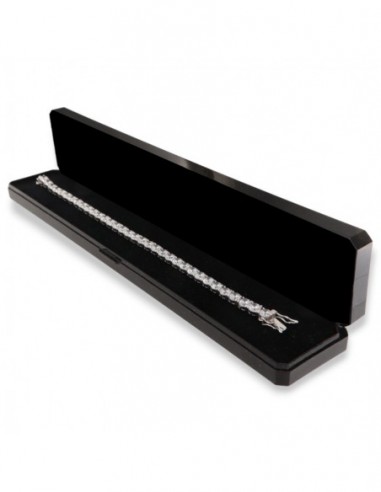 BRACCIALE ARGENTO TENNIS ZIRCONI BIANCHI 5 MM 18CM [ce487e5b]