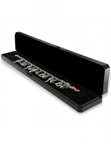 Bracciale Argento Rodiato Pendenti Portafortuna [d57c730a]