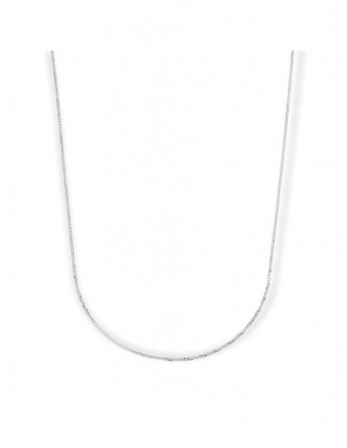 Collana Oro Bianco Veneziana Rigata 1,70GR [45574440]