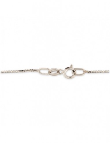 Collana Oro Bianco Punto Luce Diamante 0,20 [67e5b936]
