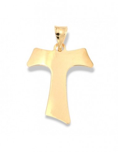 Ciondolo Oro Giallo E Bianco Croce Bordi Ornati [fbdc3f76]