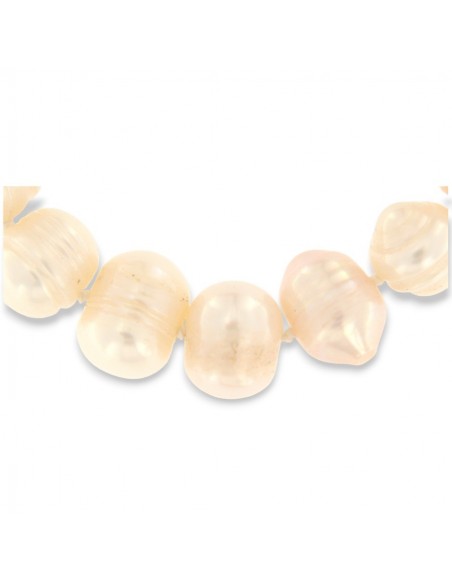 Collana Perle Acqua Dolce Irregolari Chiusura Oro Giallo [6177b2e3]