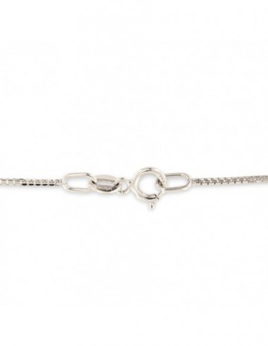 Collana Oro Bianco Goccia Rubini 0,52 Carati e Diamanti 0,46 Carati [2f57abac]