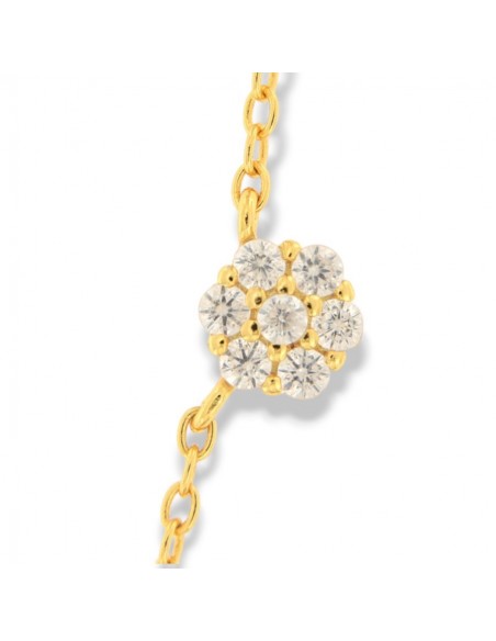 Collana Argento Dorato Magic Zirconi Bianchi [cbd917c6]
