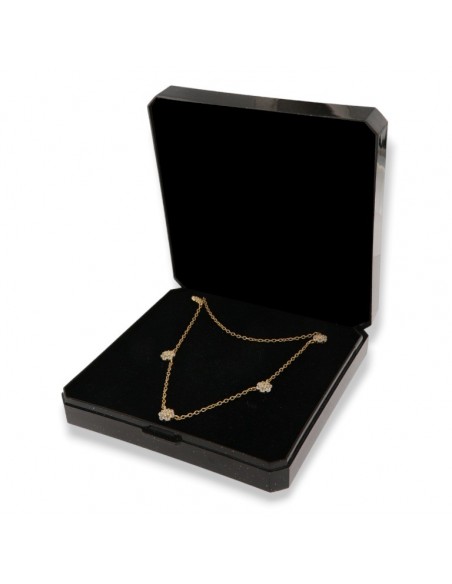 Collana Argento Dorato Magic Zirconi Bianchi [a0b2d2d1]