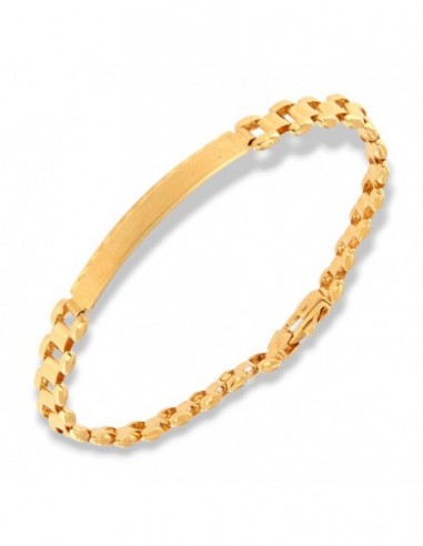 Bracciale Argento Dorato Piastra Centrale [37d31366]