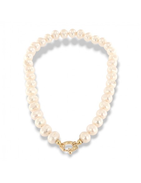 Collana Perle Acqua Dolce Chiusura Oro Giallo 1,70GR [3ca8f690]
