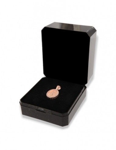 Ciondolo Argento Rosato Madonna Miracolosa Zirconi 1,5GR [2a695f45]