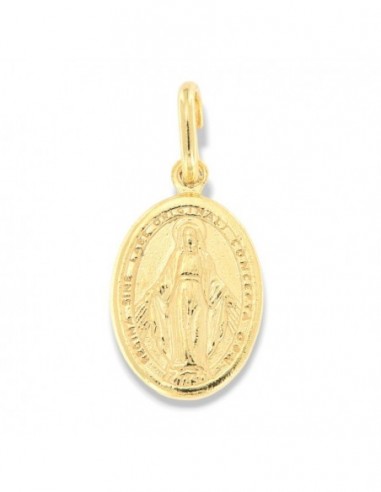 Ciondolo Argento Dorato Madonna Miracolosa 2,30Gr [30f65184]