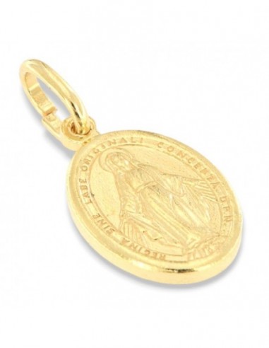 Ciondolo Argento Dorato Madonna Miracolosa 2,30Gr [3d556787]
