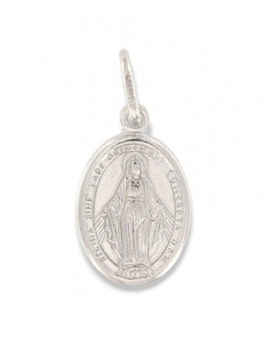 Ciondolo Argento Rodiato Madonna Miracolosa 2,30Gr [35a6169a]