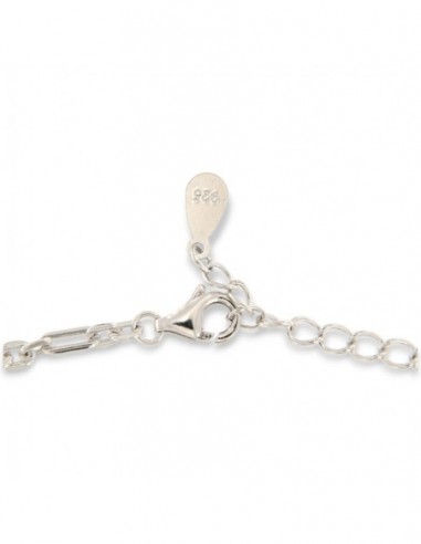 Collana Argento Rodiato Punto Luce Bianco [a3fbbfcc]