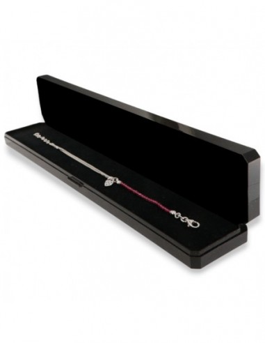 Bracciale Argento Rodiato Sfere Viola Cuore Zirconi Bianchi [d28ca519]