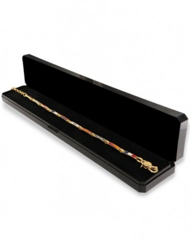 Bracciale Argento Dorato Bandiere Piastre Unite Sottili [3ca92d44]