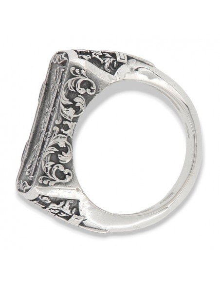 Anello Argento Rodiato Ultima Cena [14dbe4bd]
