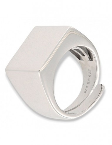 Anello Argento Rodiato Chevalier Quadrato [894933b3]