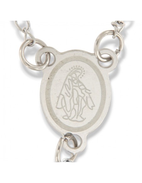 Collana Acciaio Rosario Sfere 4MM [49765020]