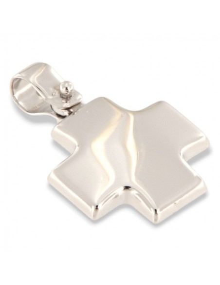 Ciondolo Oro Bianco Croce 19MM 1,25GR [34869f7f]