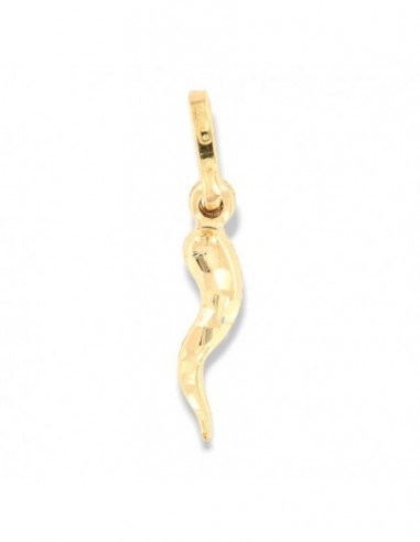 Ciondolo Oro Giallo Corno Sfaccettato 15,60MM [7e6c3a43]
