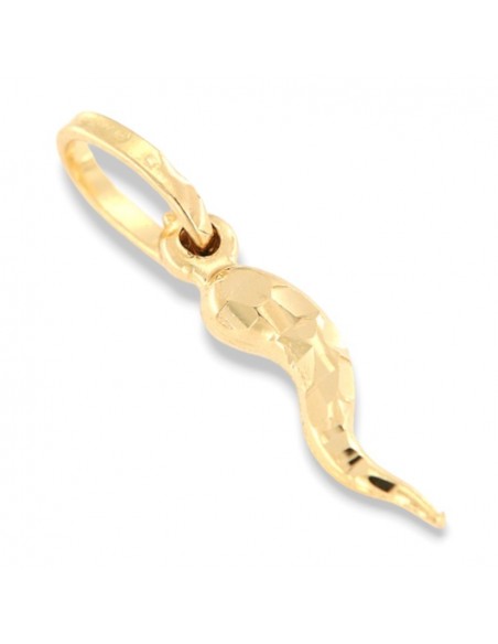 Ciondolo Oro Giallo Corno Sfaccettato 15,60MM [6592c26e]
