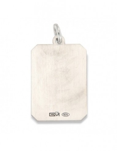 Ciondolo Argento Piastrina Personalizzabile [1c542b48]