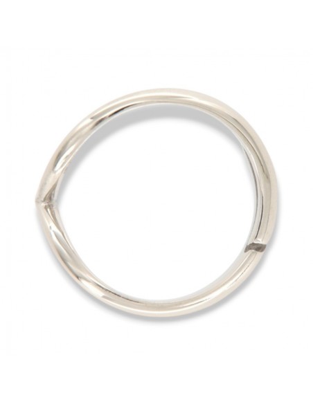 Anello Argento Rodiato Onda [385f3367]