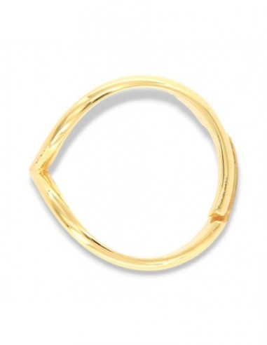 Anello Argento Dorato Onda [2ab4e063]