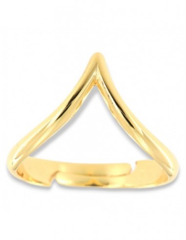 Anello Argento Dorato Onda [f392a36e]