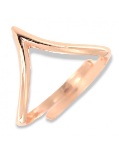 Anello Argento Rosato Onda [0dbe6d7c]