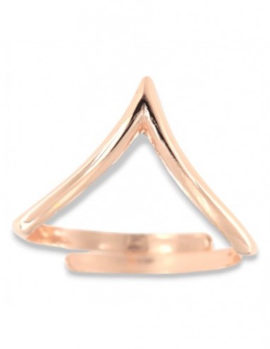 Anello Argento Rosato Onda [66d5a86b]