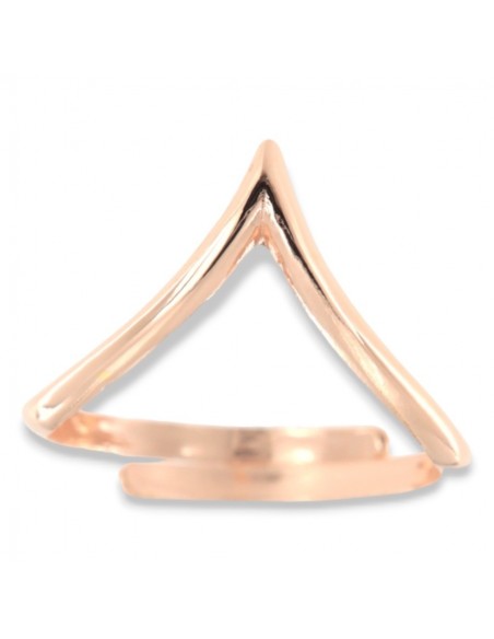 Anello Argento Rosato Onda [66d5a86b]
