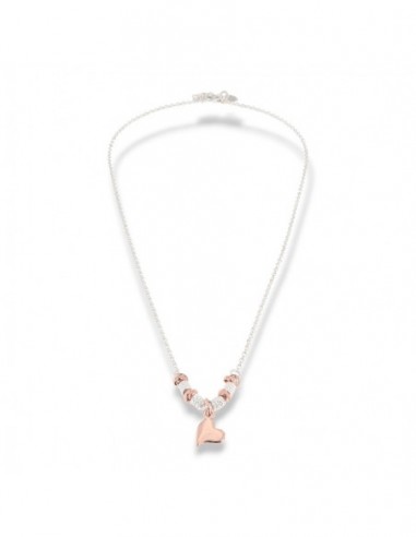 Collana Argento Rodiato Cuore Pendente [060dadcc]