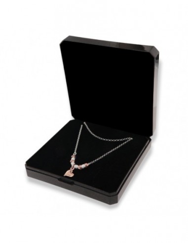 Collana Argento Rodiato Cuore Pendente [68362fc5]