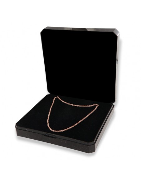 Collana Argento Rosato Maglia Rope 3,80GR [e1c346c7]