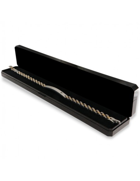 Bracciale Acciaio Dorato Maglia Jubilee Piastra Centrale [f228ec5f]