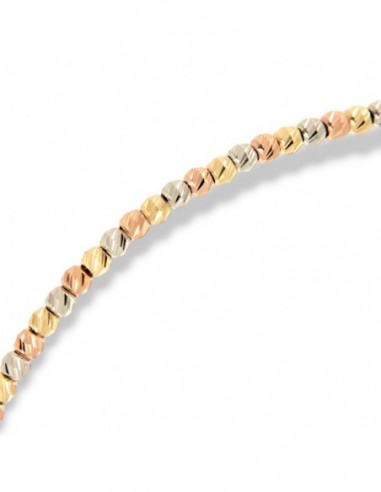 Bracciale Oro Giallo Sfere Rigate 2MM 2,60GR [fa825f99]