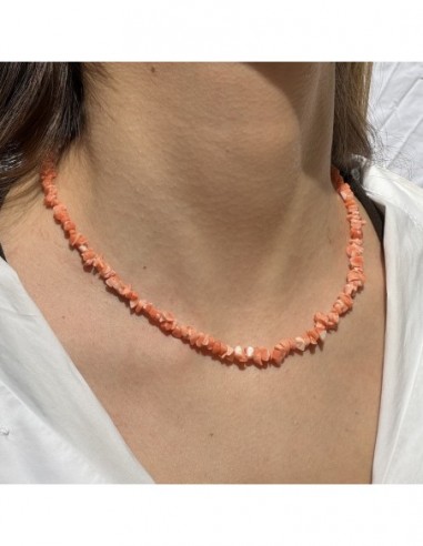 Collana Oro Giallo Corallo Arancione [a8711e7a]