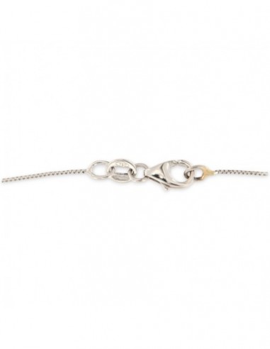 Ciondolo Oro Bianco Croce 6 Diamanti 0,065 [0354d0ae]