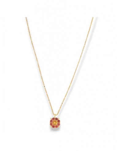 Ciondolo Oro Giallo Punto Luce Zaffiro Giallo E Rosa Magic 4 Misura [a37b85b3]