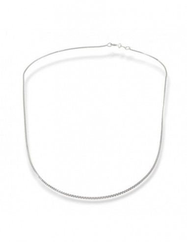 Collana Argento Rodiato Veneziana 2,75gr [d12670d6]